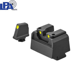 Walther PDP miras altas semi-ajustáveis | com pontos luminescentes