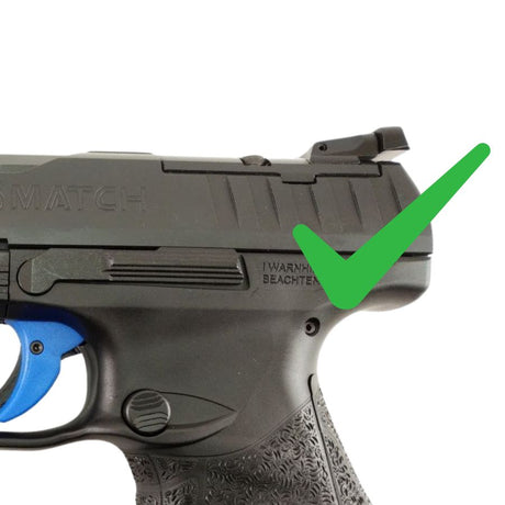 Walther PPQ [Q4 & Q5] placa adaptadora | Trijicon RMR footprint