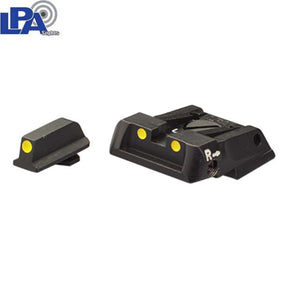 Walther Q4 SF OR & Q5 Match SF miras ajustáveis | com pontos luminescentes
