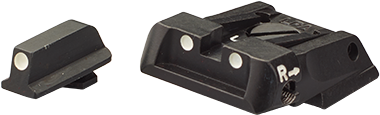 Conjunto de mira ajustável Walther Q4 SF OR & Q5 Match SF | com pontos brancos 