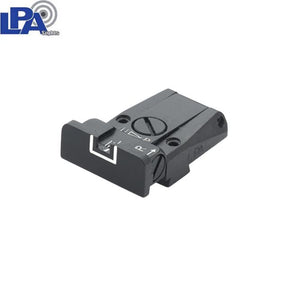 Walther Q5 Match SF alça de mira ajustável | com linhas brancas