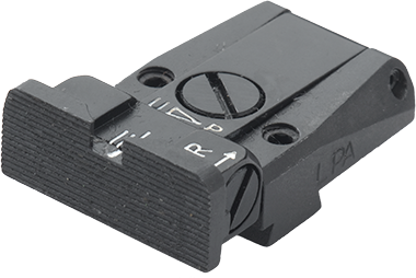 Walther Q5 Match SF, Q4 SF OR mira traseira totalmente ajustável | ranhurada 