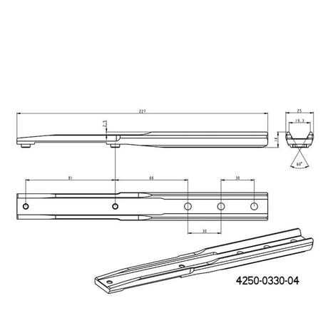 Adaptador para InfiRay Geni GL 35L GH 50R | base Blaser
