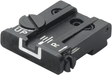 Alça de mira ajustável para Glock [G17 G19 G26 & other] | linhas brancas