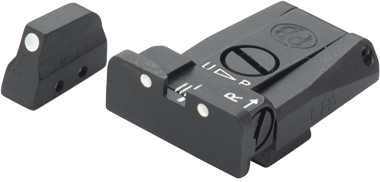 Beretta [92 96 98 M9A1] miras ajustáveis | pontos brancos