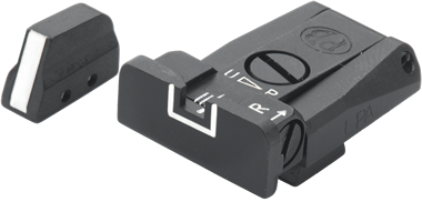 Beretta [92 96 98 M9A1] miras ajustáveis | linhas brancas