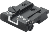 Browning Hi-Power [Sport Vigilante Mark III Practical HP40] alça de mira ajustável | linhas brancas