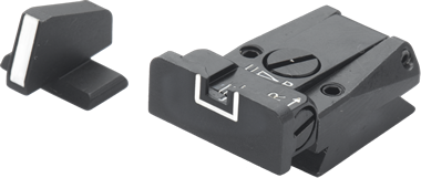 H&K P7 miras ajustáveis | linhas brancas