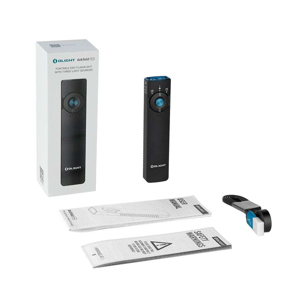 Olight Arkfeld Pro | lanterna EDC plana 3-em-1 | 1.300 lm