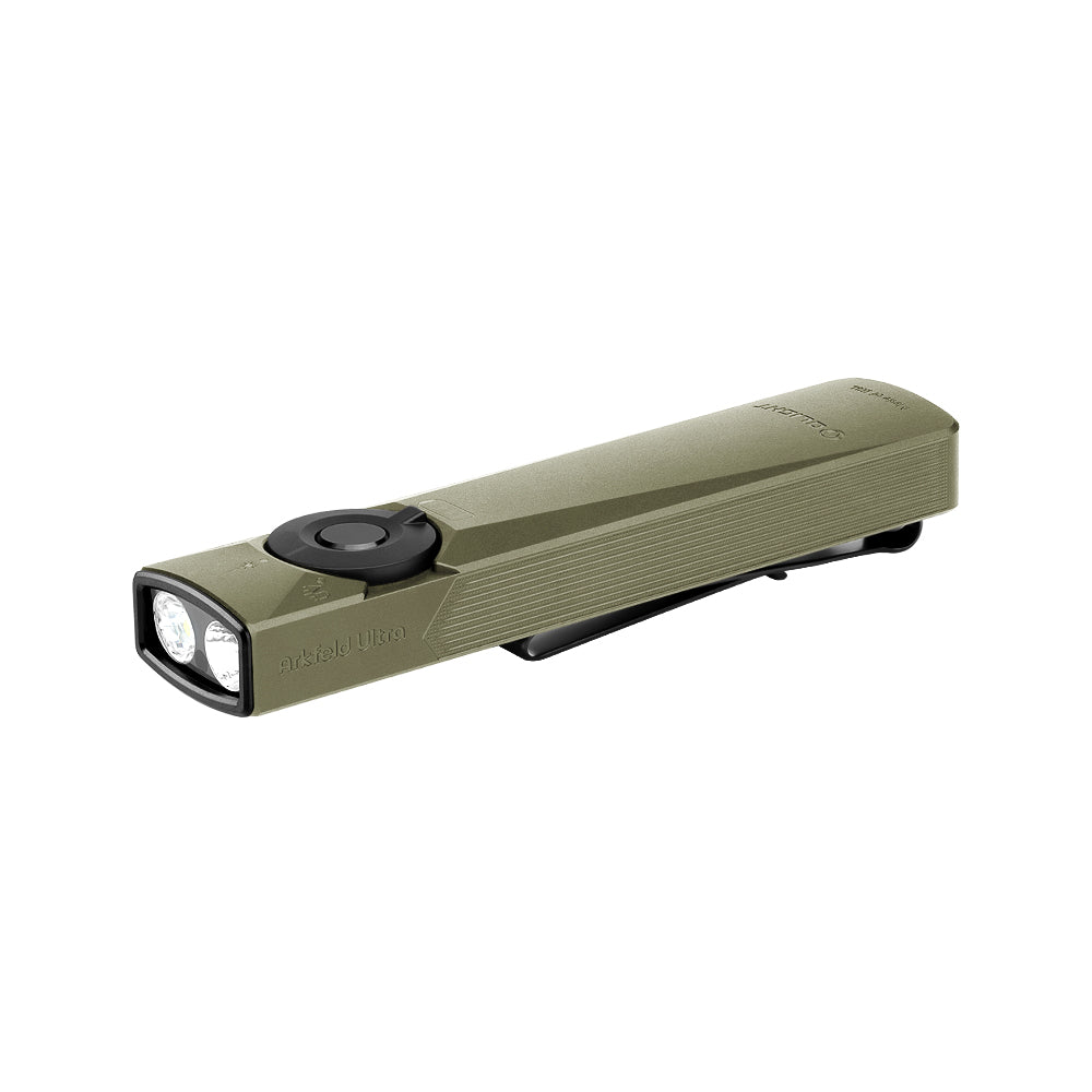 Olight Arkfeld Ultra | lanterna EDC plana 3-em-1 | 1.400 lm - Verde Azeitona