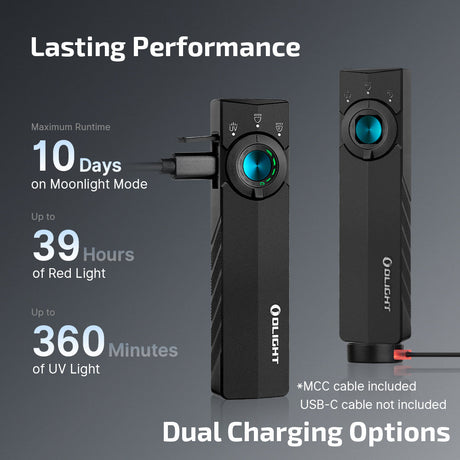 Olight ArkPro Lite | lanterna EDC plana 3-em-1 | 1.200 lm