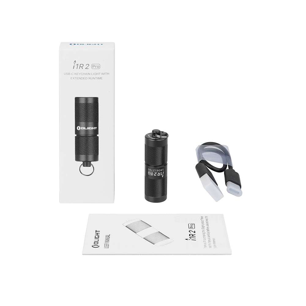 Olight i1R 2 Pro | lanterna recarregável para porta-chaves | 180 lm - Preto