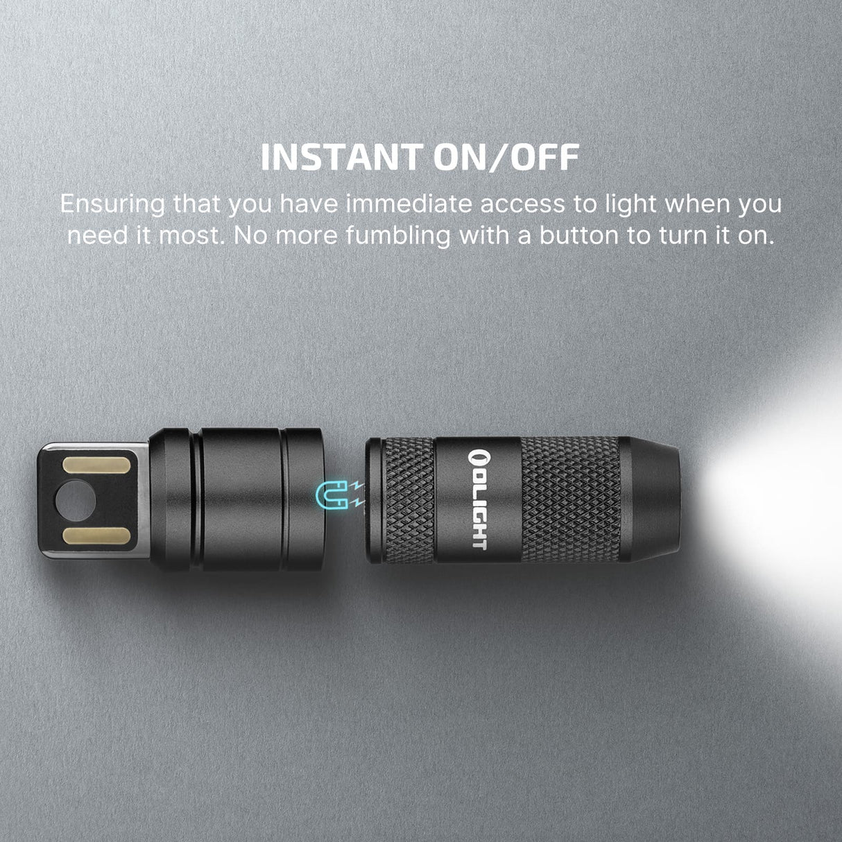 Olight imini 2 | mini lanterna recarregável de porta-chaves | 50 lm
