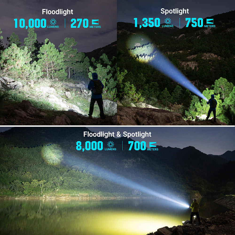 Olight Marauder 2 Mini | lanterna recarregável potente | 10.000 lm