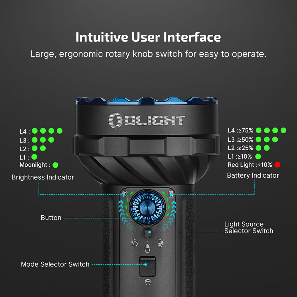 Olight Marauder 2 Mini | lanterna recarregável potente | 10.000 lm