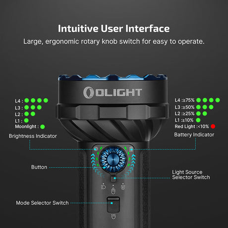 Olight Marauder 2 Mini | lanterna recarregável potente | 10.000 lm