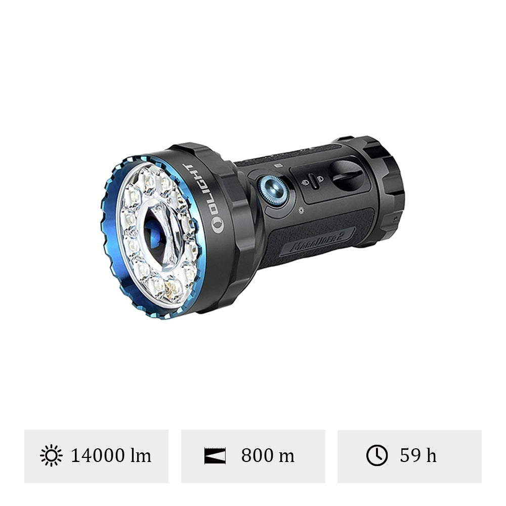 Olight Marauder 2 | lanterna recarregável ultra potente | 14.000 lm