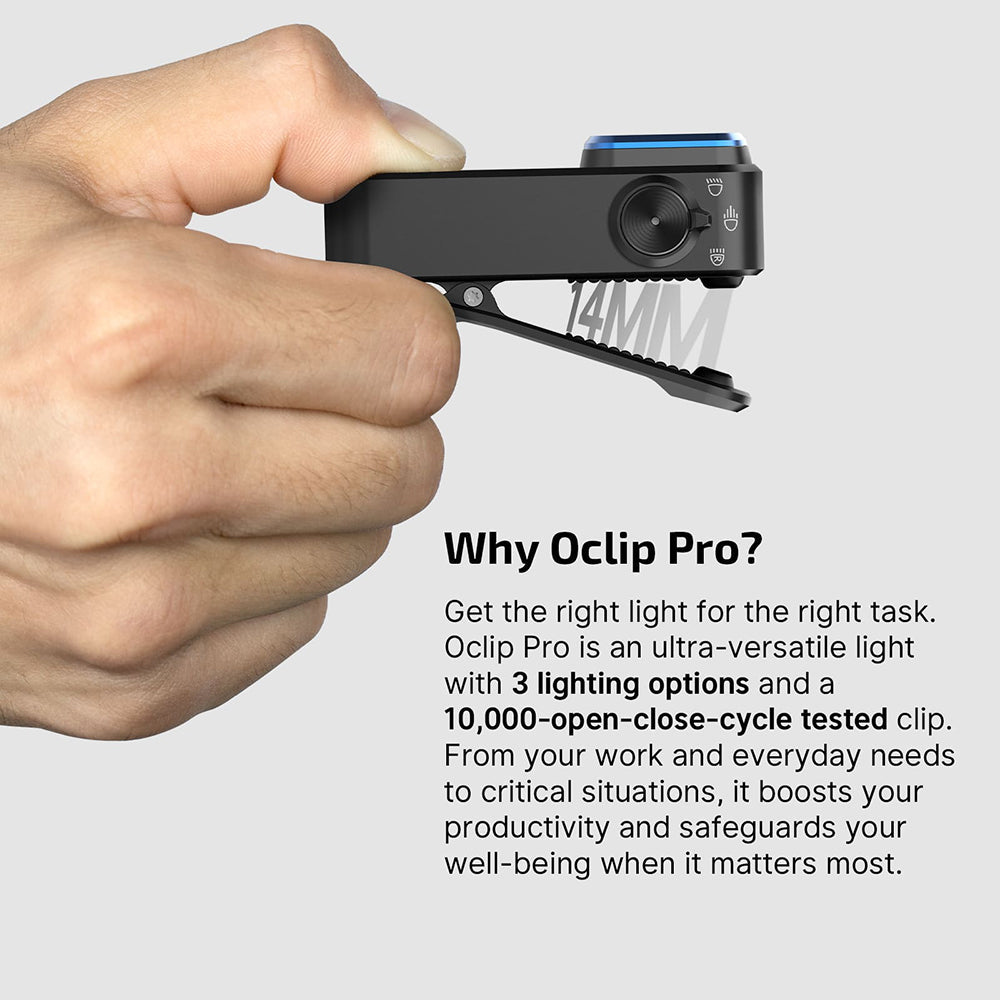 Olight Oclip Pro | lanterna multifuncional com clipe | 500 lm