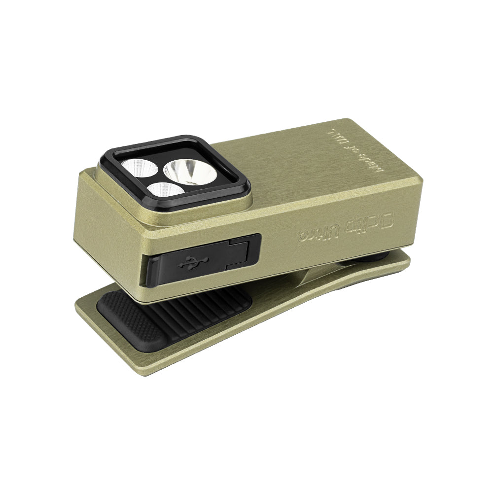 Olight Oclip Ultra | lanterna EDC 3 em 1 com clip | 530 lm - Olive Green