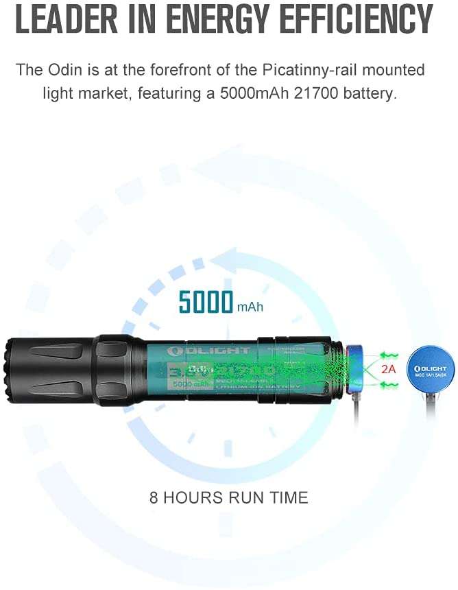 Olight Odin | luz para espingarda | 2.000 lm