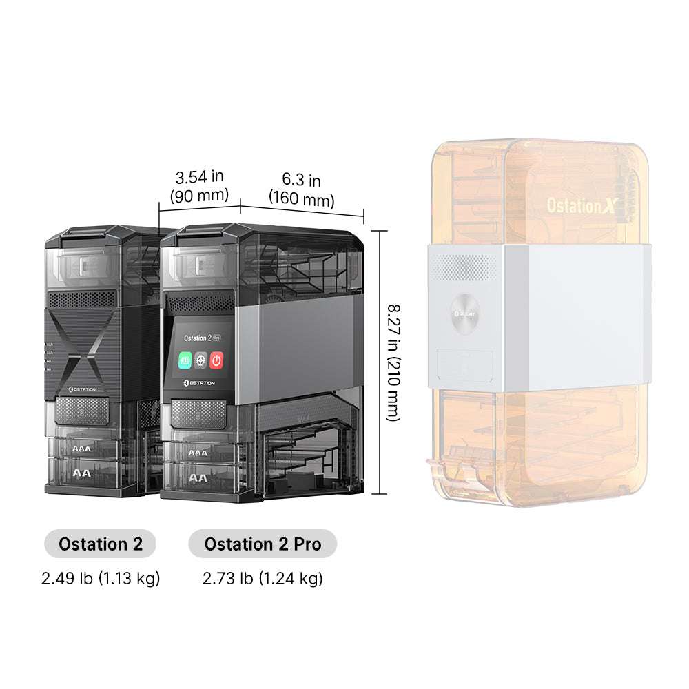 Olight Ostation 2 Pro | carregador inteligente de pilhas AA/AAA | 3-em-1