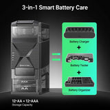 Olight Ostation 2 | carregador inteligente de pilhas AA/AAA | 3-em-1