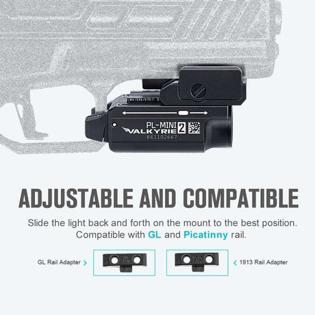 Olight PL-Mini 2 Valkyrie | luz compacta para pistola | 600 lm