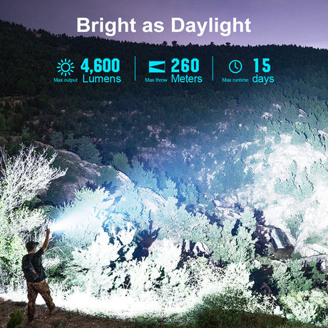 Olight Seeker 4 Pro | lanterna de alta potência | 4.600 lm