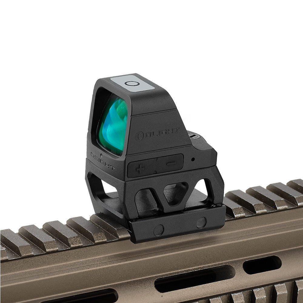 Trilho Picatinny montagem para mira de ponto vermelho with raiser [21 mm] | Trijicon RMR footprint