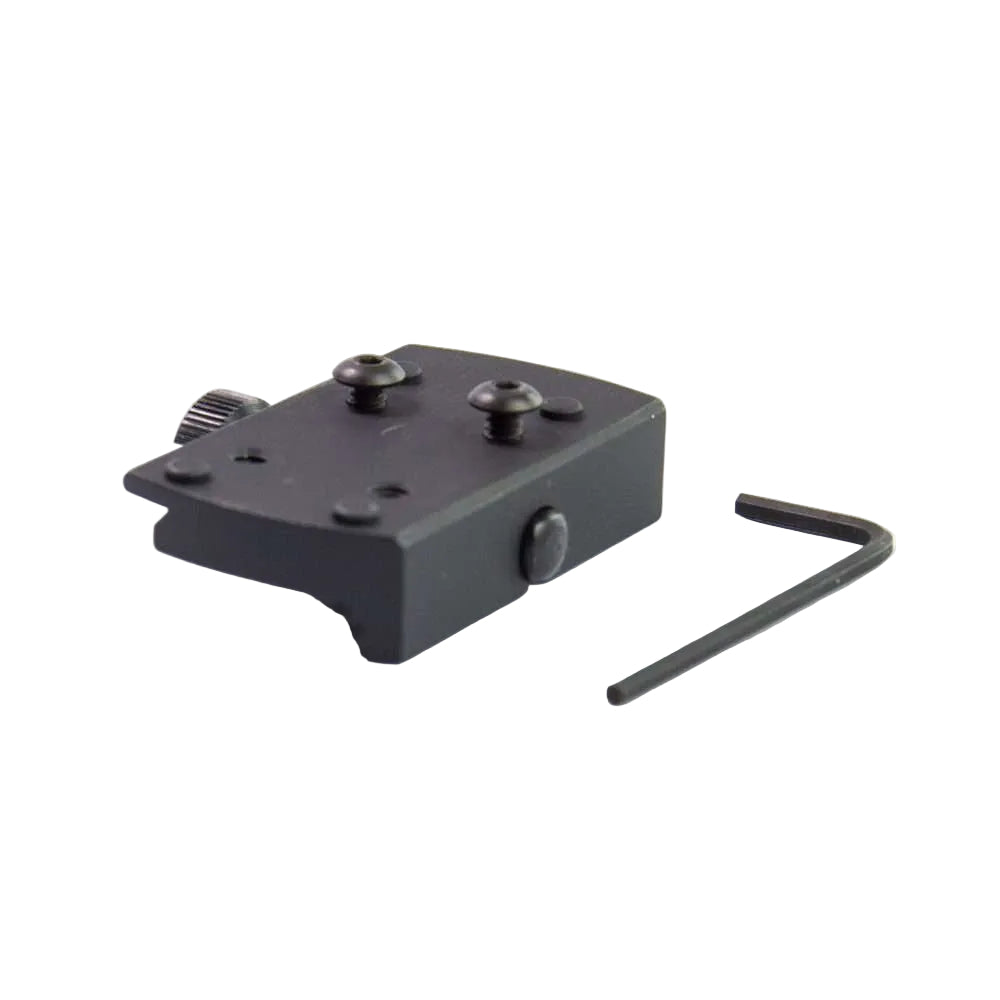 Montagem para mira de ponto vermelho Picatinny com porca de aperto manual | Shield RMSc footprint