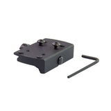 Montagem para mira de ponto vermelho Picatinny com porca de aperto manual | Shield RMSc footprint