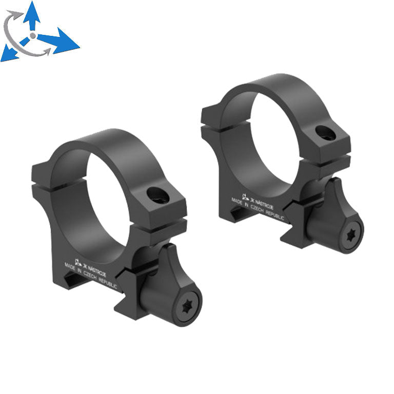 anéis de luneta de 30mm | base Picatinny com alavanca