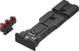 Smith & Wesson revolver [686 629 19 66 586 & other] mira de ponto vermelho ready miras ajustáveis | fibra ótica