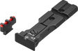 Smith & Wesson revolver [686 629 19 66 586 & other] mira de ponto vermelho ready miras ajustáveis | fibra ótica