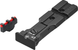 Smith & Wesson revolver [686 629 19 66 586 & other] mira de ponto vermelho ready miras ajustáveis | fibra ótica