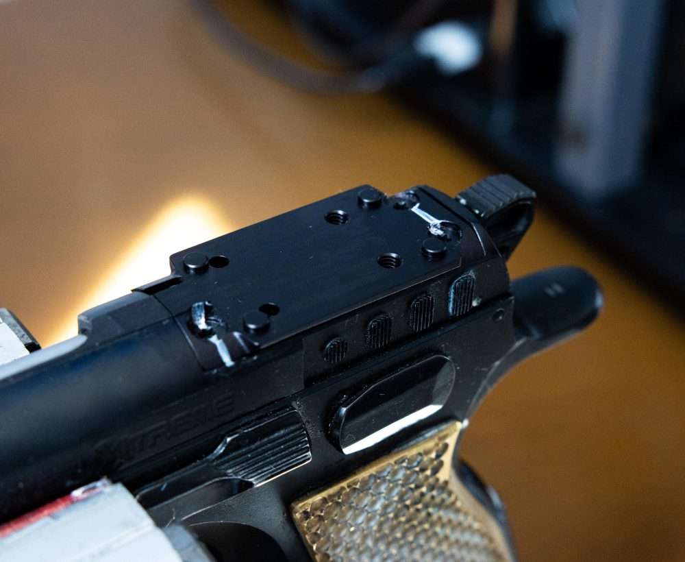 Tanfoglio Stock 3 placa adaptadora | Shield RMSc footprint