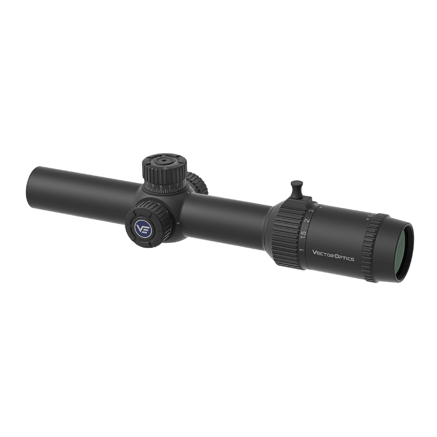 Vector Optics Forester 1-8x24 luneta SFP com fibra ótica para carabina