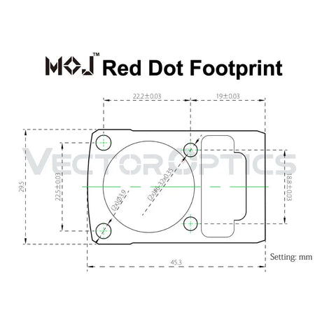 Vector Optics Frenzy 1x22x26 MOS mira de ponto vermelho