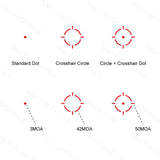 Vector Optics Frenzy-S 1x17x24 MOS Multi Reticle red dot Vector Optics
